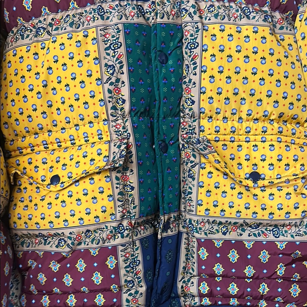 Noah Nyc Multicolor Patchwork Puffer Jacket - image 3